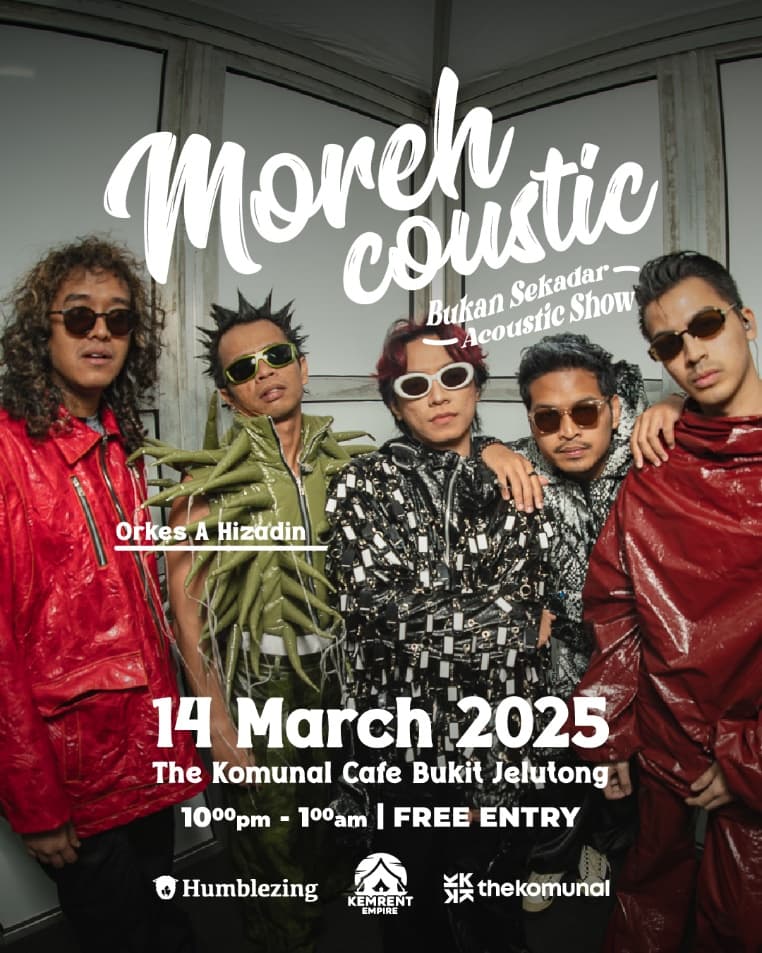 Morehcoustic poster — Orkes A Hizadin, 14 March 2025