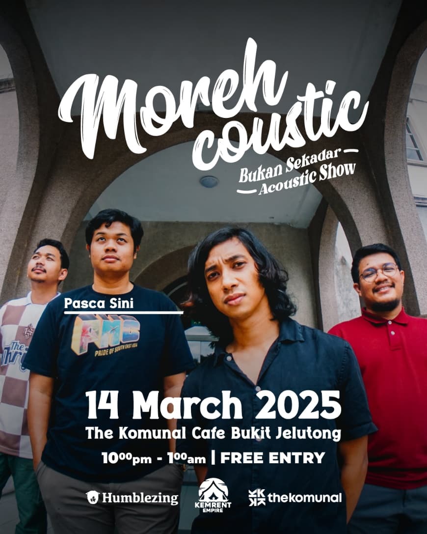 Morehcoustic poster — Pasca Sini, 14 March 2025