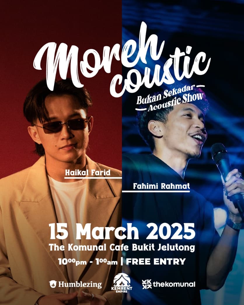 Morehcoustic poster — Haikal Farid and Fahimi Rahmat, 15 March 2025