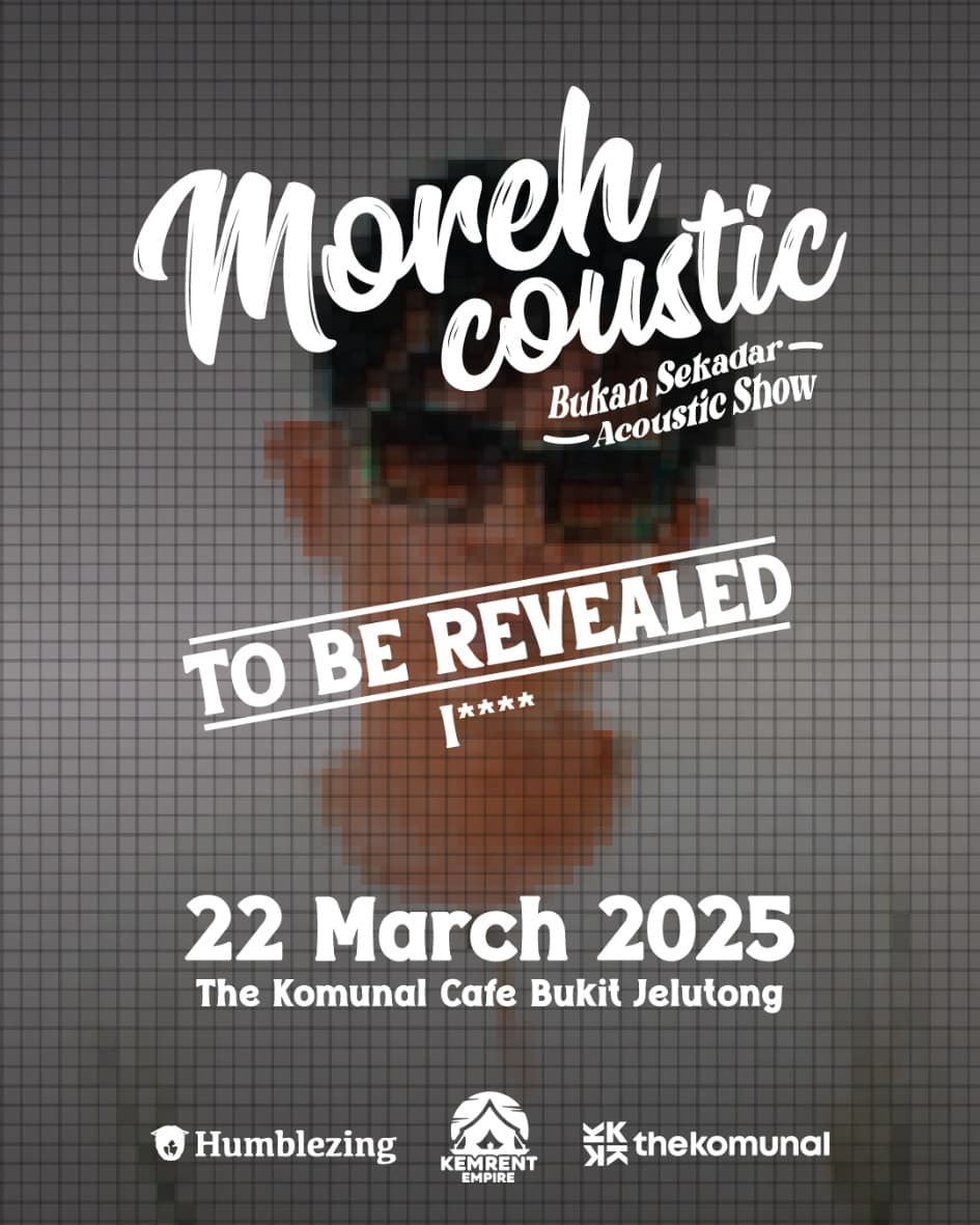Morehcoustic poster — headliner to be revealed, 22 March 2025