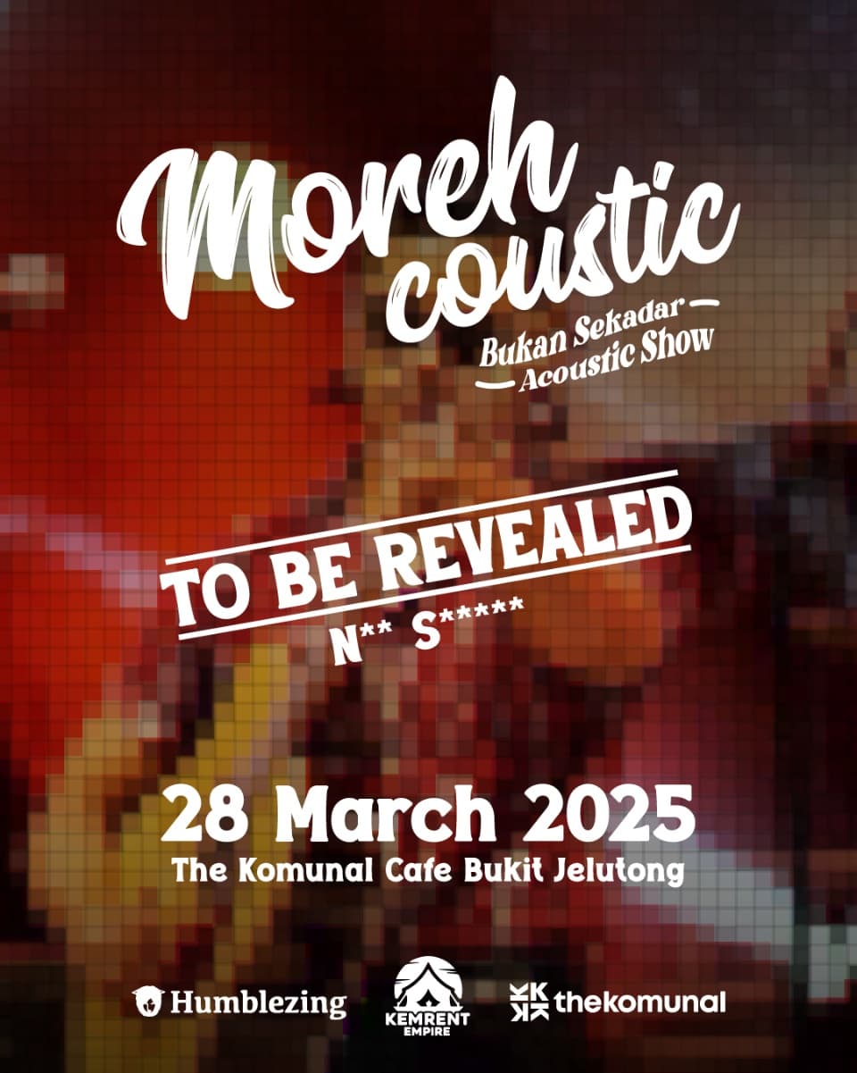 Morehcoustic poster — headliner to be revealed, 28 March 2025